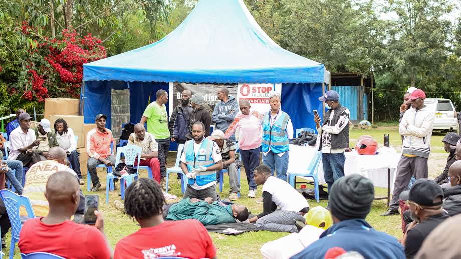 Stop The Bleed Team at work